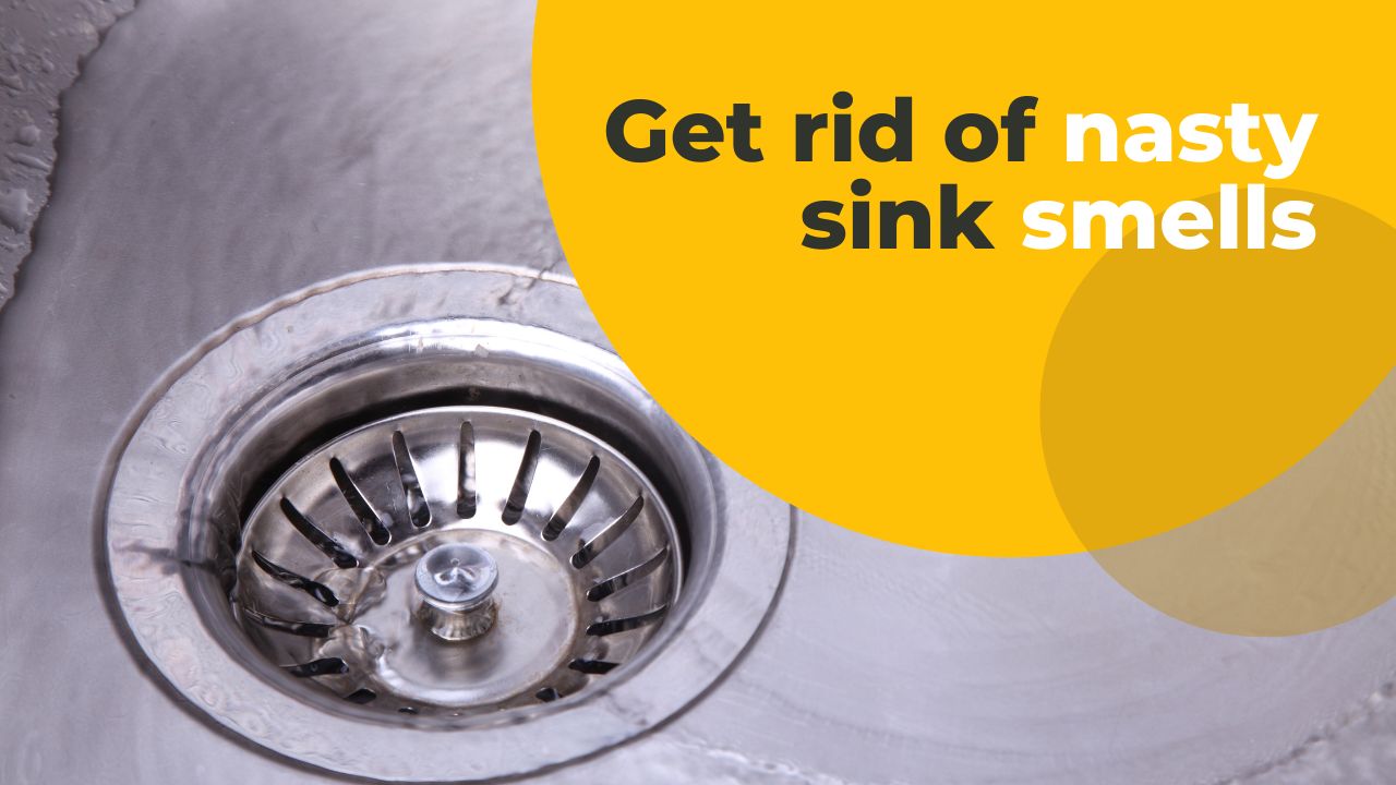 How to freshen a smelly sink